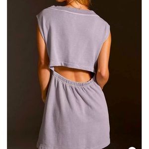 Anthropology Cotton Cutout Dress. Sz S. Never worn, still has tags.